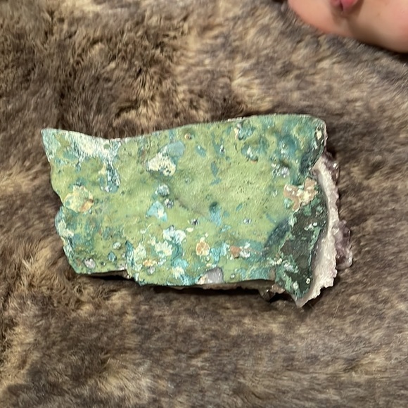 Large Amethyst Cacoxenite Crystal Cluster Display - Reiki- Meditation-Decor - Picture 7 of 7